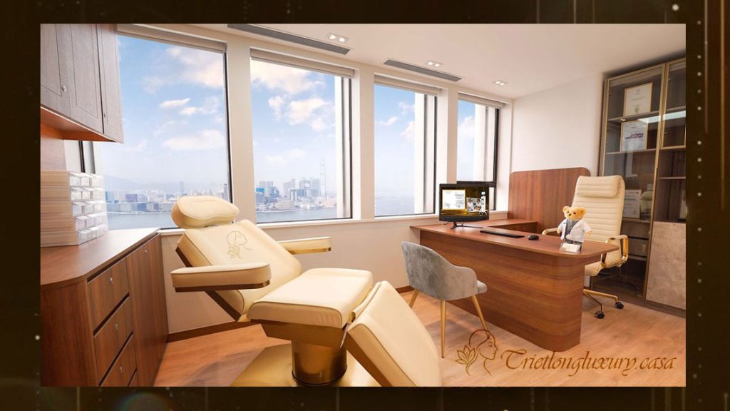 Phòng bác sĩ triệt lông luxury casa